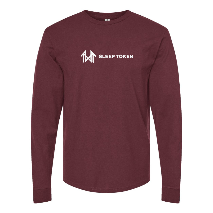 Men's Sleep Token   Logo Cotton Long Sleeve T-Shirt