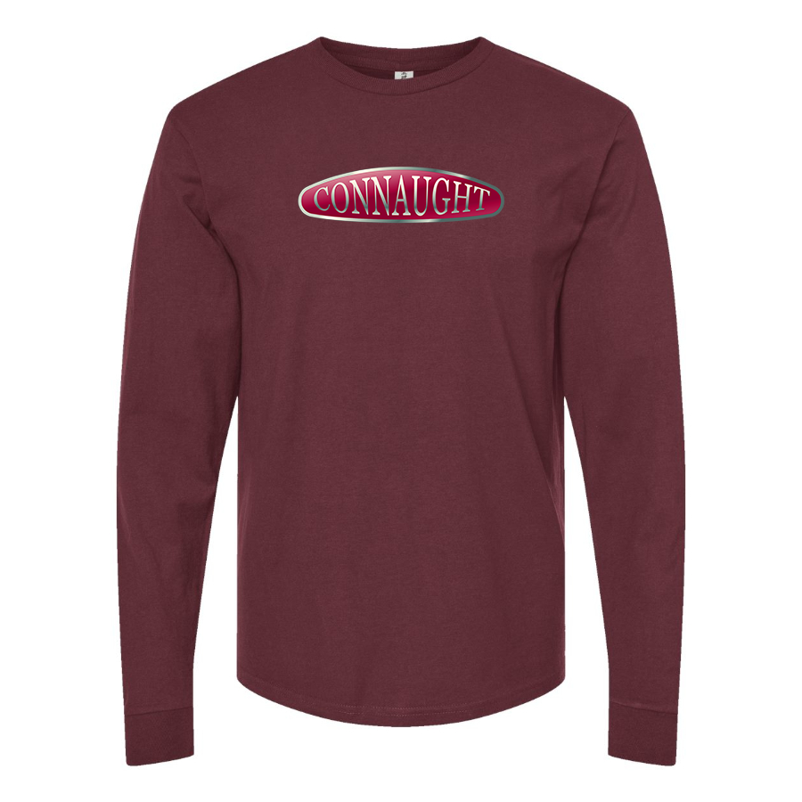 Men's  Connaught Motor Company Logo Cotton Long Sleeve T-Shirt