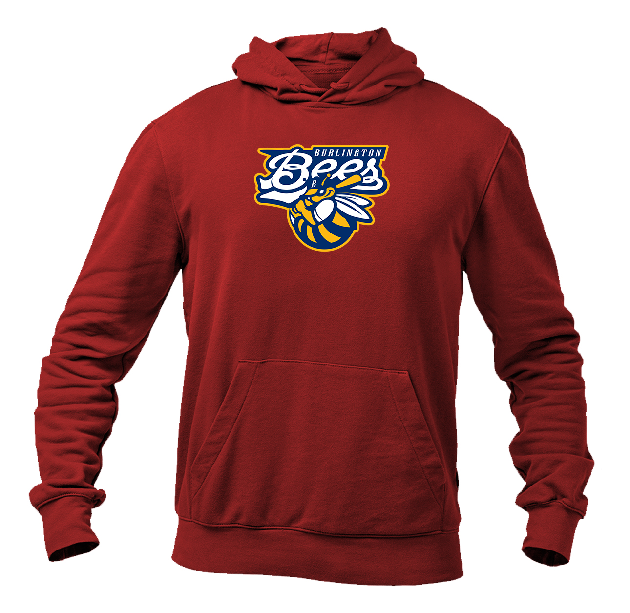 Men's Burlington Bees  Logo Pullover Hoodie