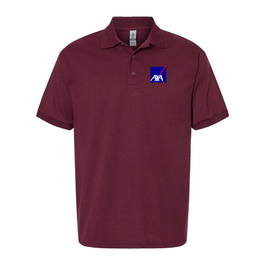 Men's Axa Logo Dry Blend Polo
