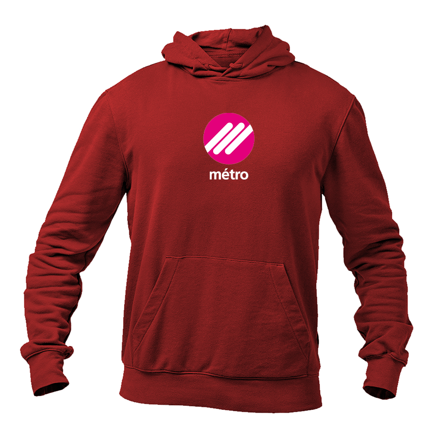 Men's Lausanne Métro Logo  Pullover Hoodie