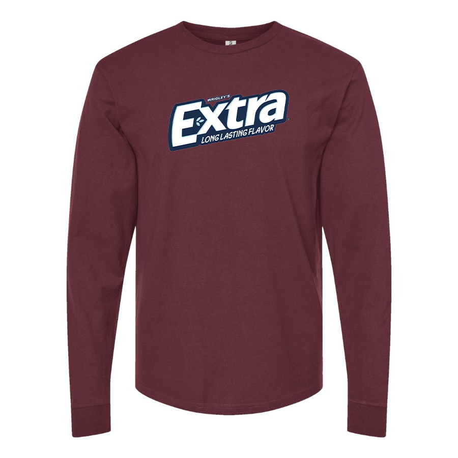 Men's Extra Gum Logo Cotton Long Sleeve T-Shirt