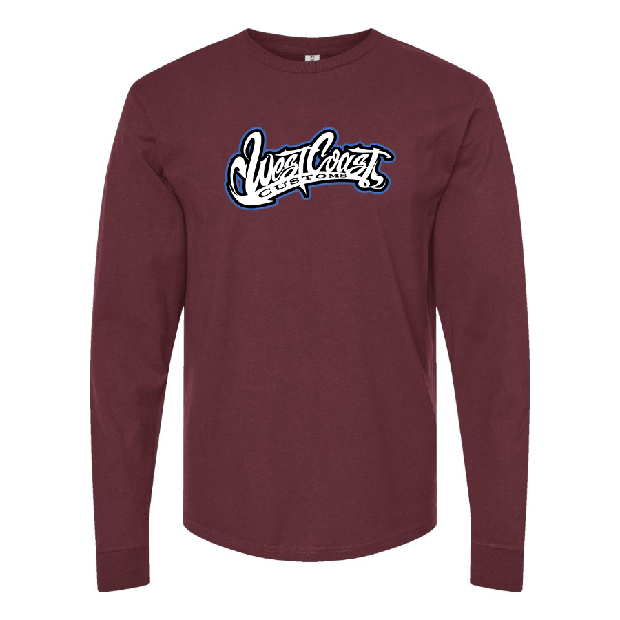 Men's West Coast Customs Logo  Cotton Long Sleeve T-Shirt