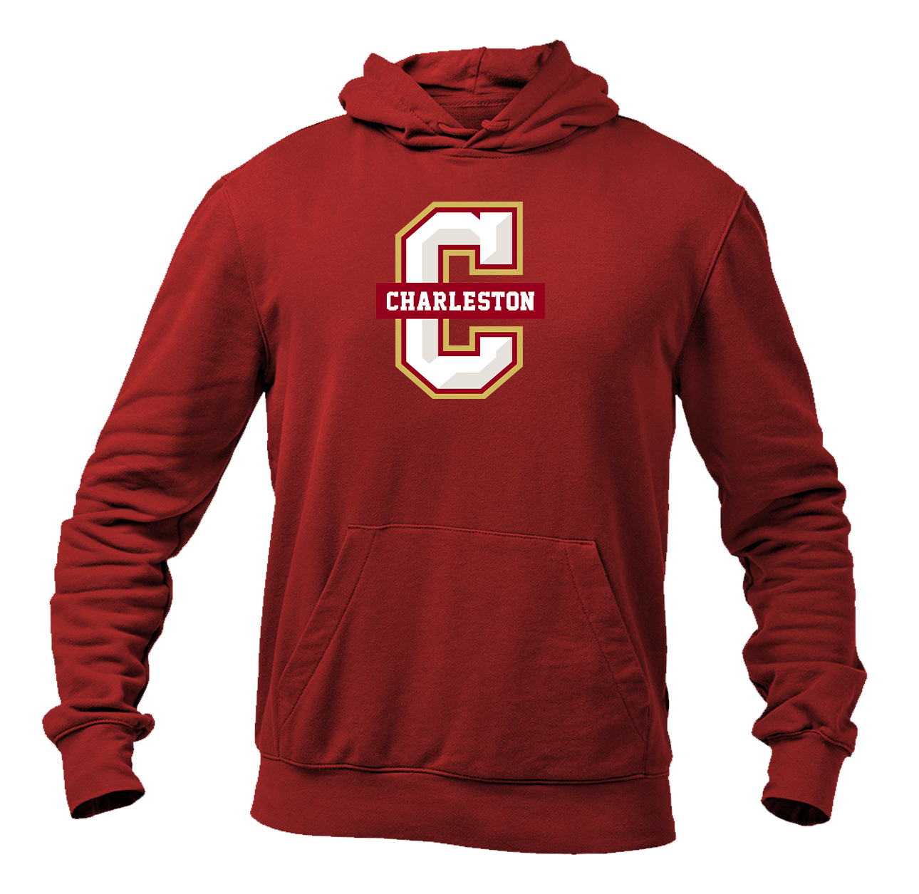 Men's Charleston Cougars Heavy Blend Hooded Sweatshirt