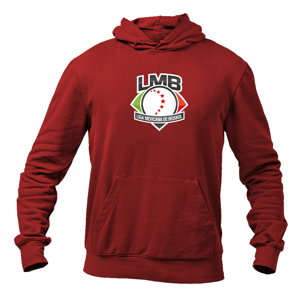 Men's Liga Mexicana de Béisbol Logo Pullover Hoodie