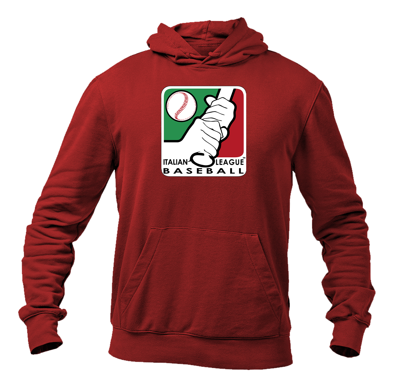 Men's Italian Baseball League Logo Pullover Hoodie