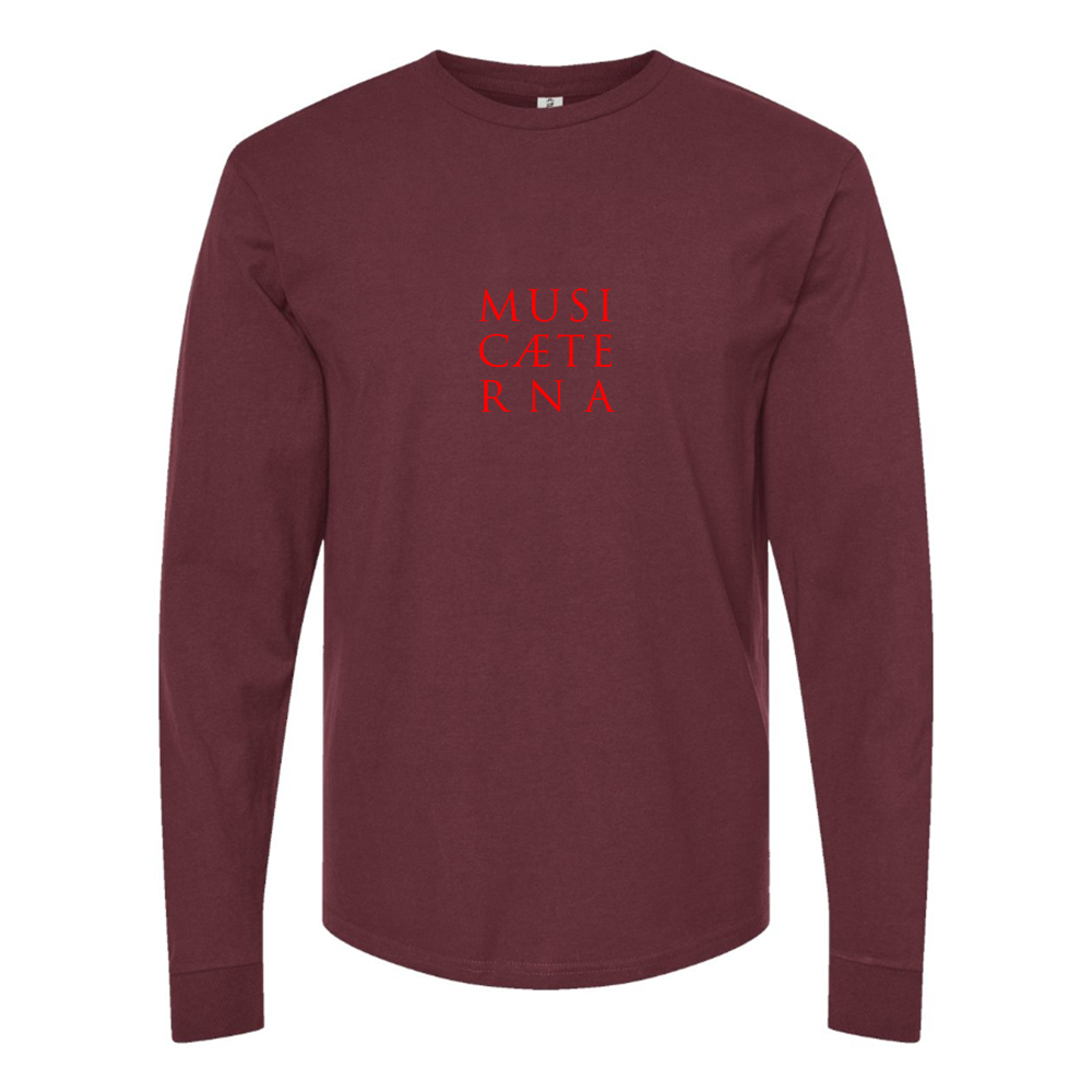Men's Music Aeterna  Logo Cotton Long Sleeve T-Shirt