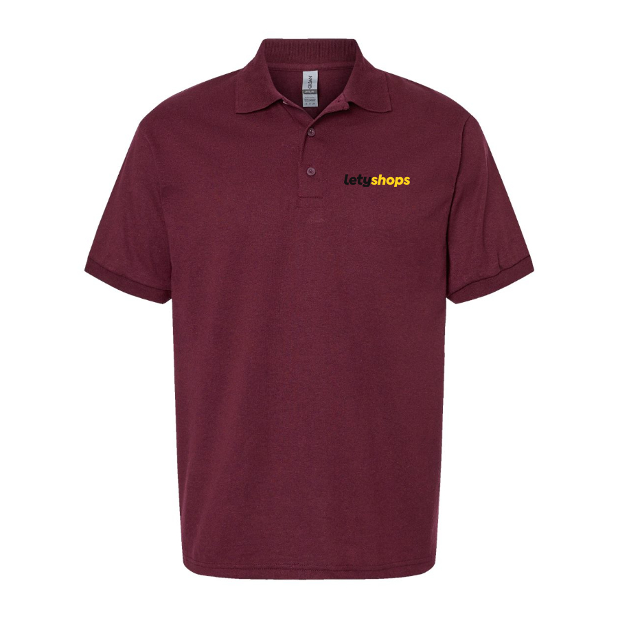Men's LetyShops Logo Dry Blend Polo
