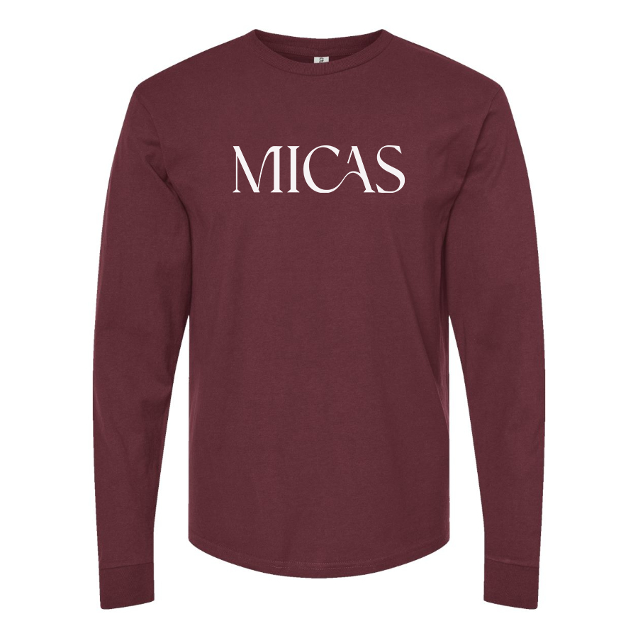 Men's Micas  Logo Cotton Long Sleeve T-Shirt