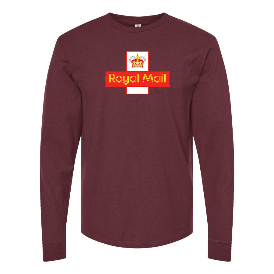 Men's  Royal Mail    Logo Cotton Long Sleeve T-Shirt
