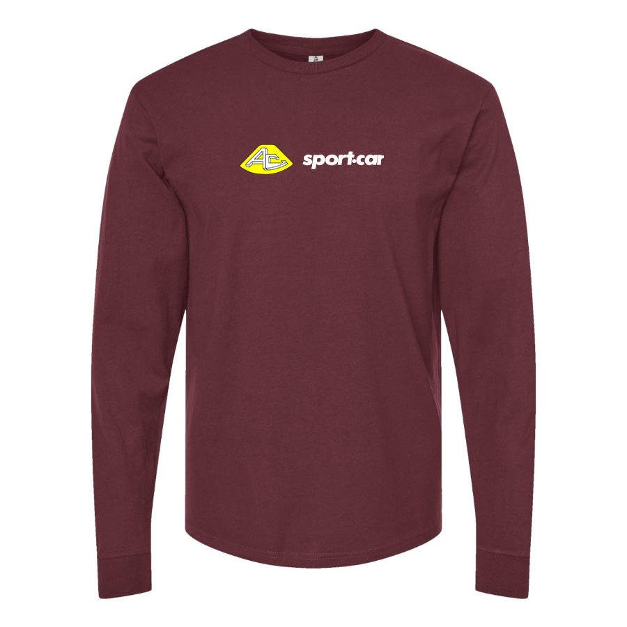 Men's AC Sport Car  Logo Cotton Long Sleeve T-Shirt