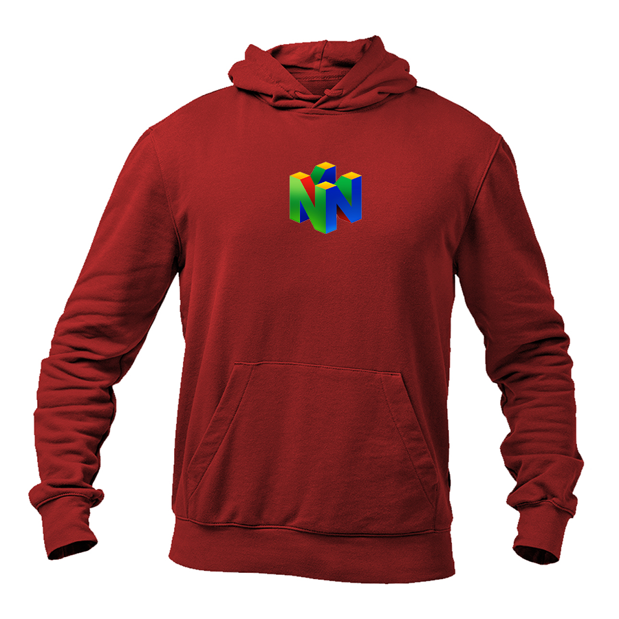 Men's   Nintendo N64  Logo Pullover Hoodie