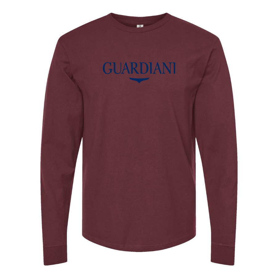 Men's Alberto Guardiani Logo Cotton Long Sleeve T-Shirt