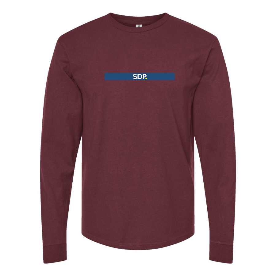 Men's   SDP  Logo  Cotton Long Sleeve T-Shirt
