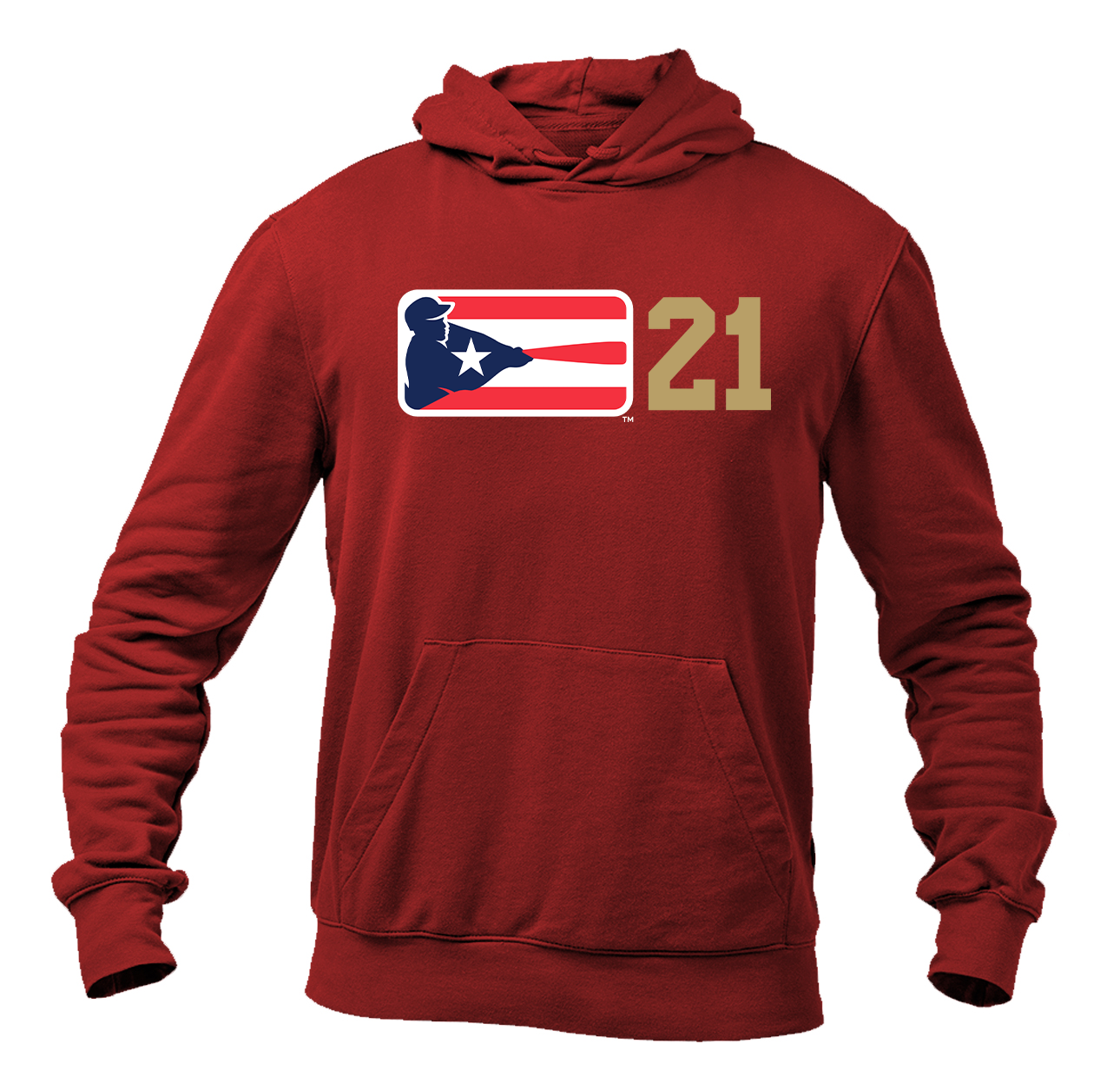 Men's Liga de Beisbol Profesional Roberto Clemente Logo Pullover Hoodie