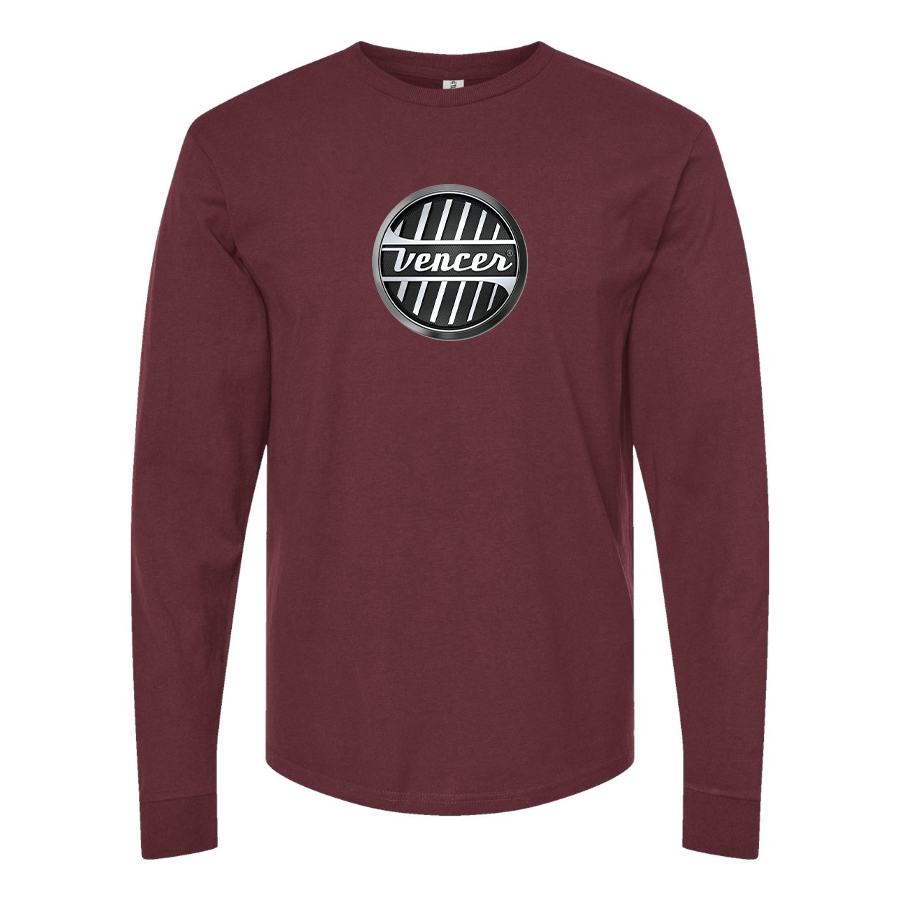 Men's Vencer Logo Cotton Long Sleeve T-Shirt