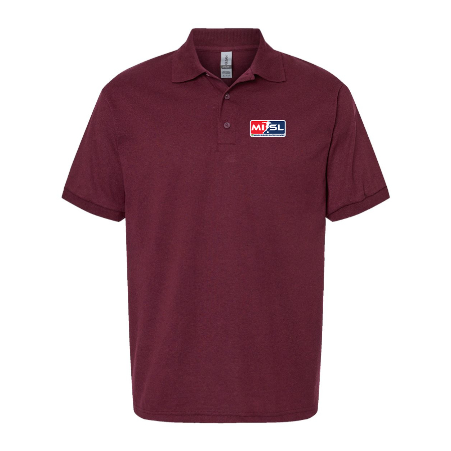 Men's Major Indoor Soccer League  Logo Dry Blend Polo