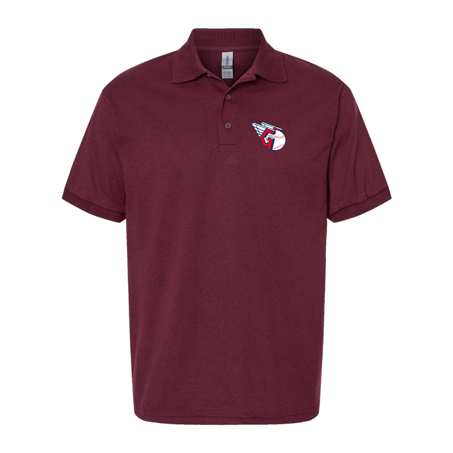Men's Cleveland Guardians  Logo Dry Blend Polo