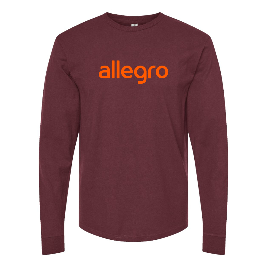 Men's Allegro Logo Cotton Long Sleeve T-Shirt