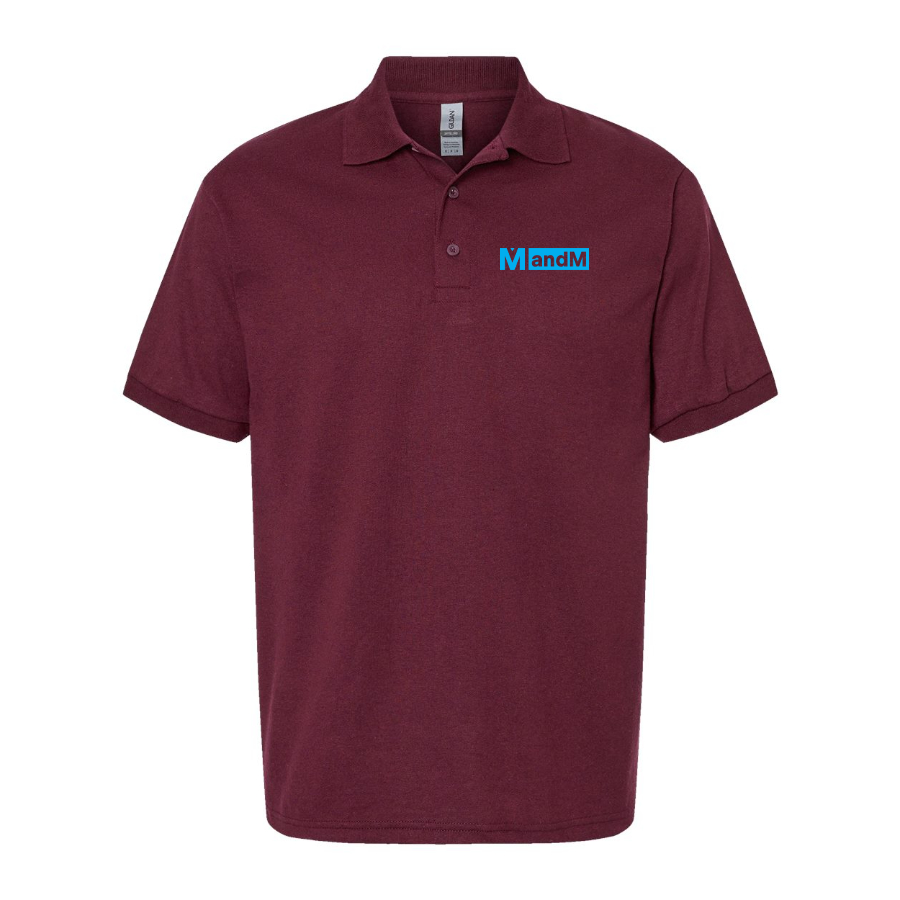 Men's MandM Logo Dry Blend Polo