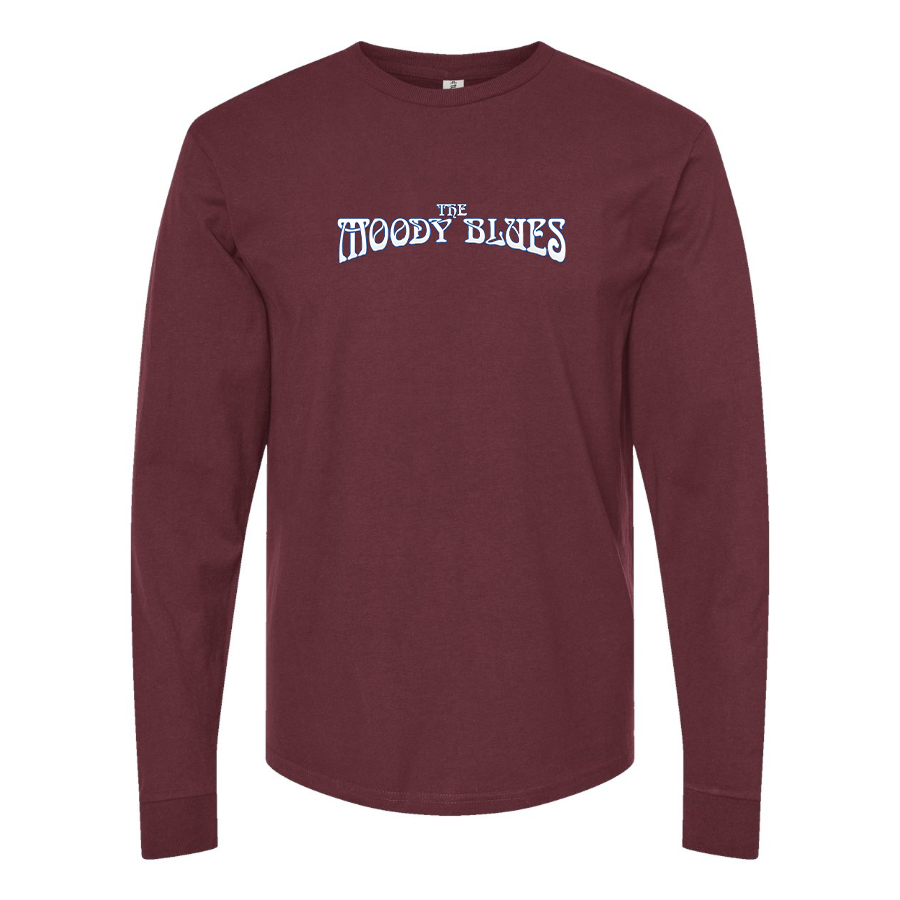 Men's The Moody Blues Logo  Cotton Long Sleeve T-Shirt