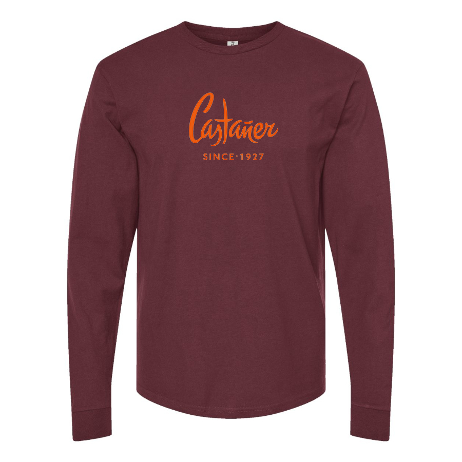 Men's Castaner Logo Cotton Long Sleeve T-Shirt