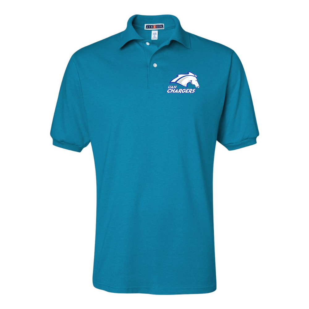 Men's Alabama Huntsville Chargers JERZEES  SpotShield polo