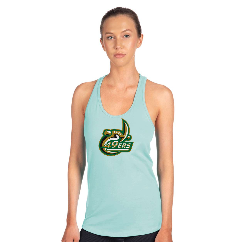 Women's Charlotte 49ers Next Level Ideal Racerback Tank