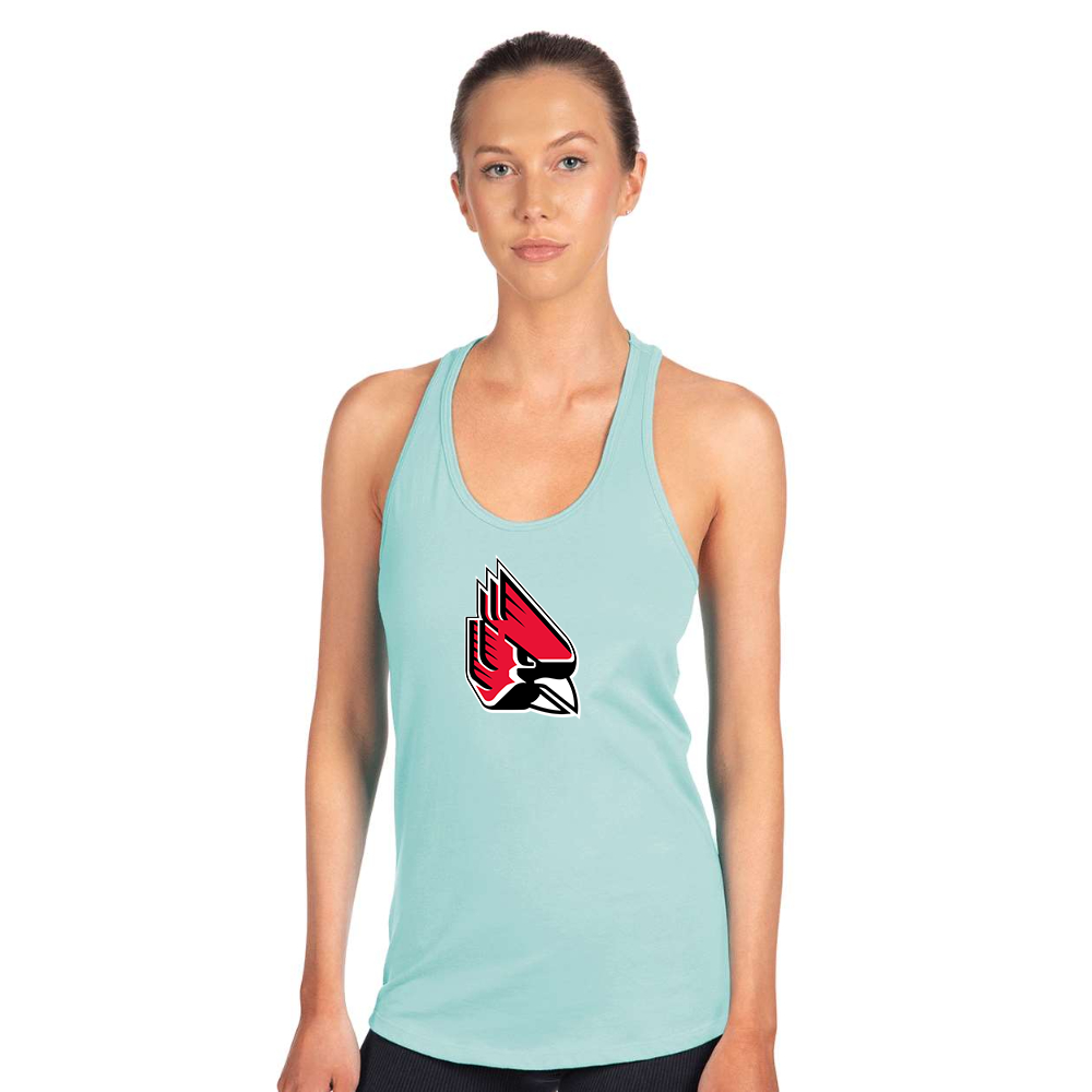 Women's   Ball State Cardinals Next Level Ideal Racerback Tank
