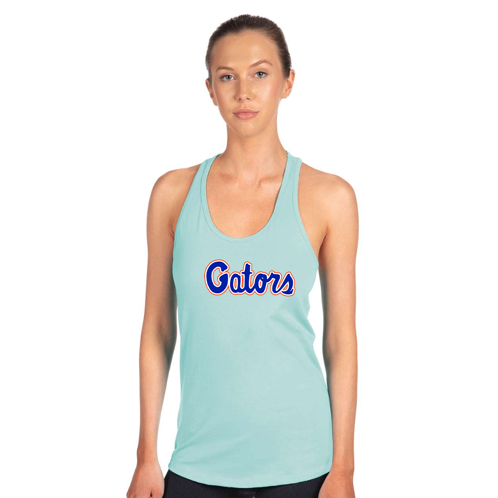 Women's  Florida Gators Script Next Level Ideal Racerback Tank