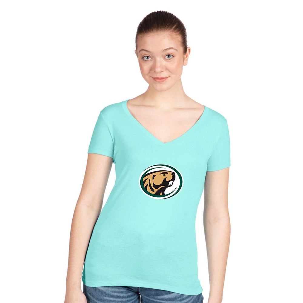 Women's  Bemidji State Beavers Next Level V-Neck T-Shirt