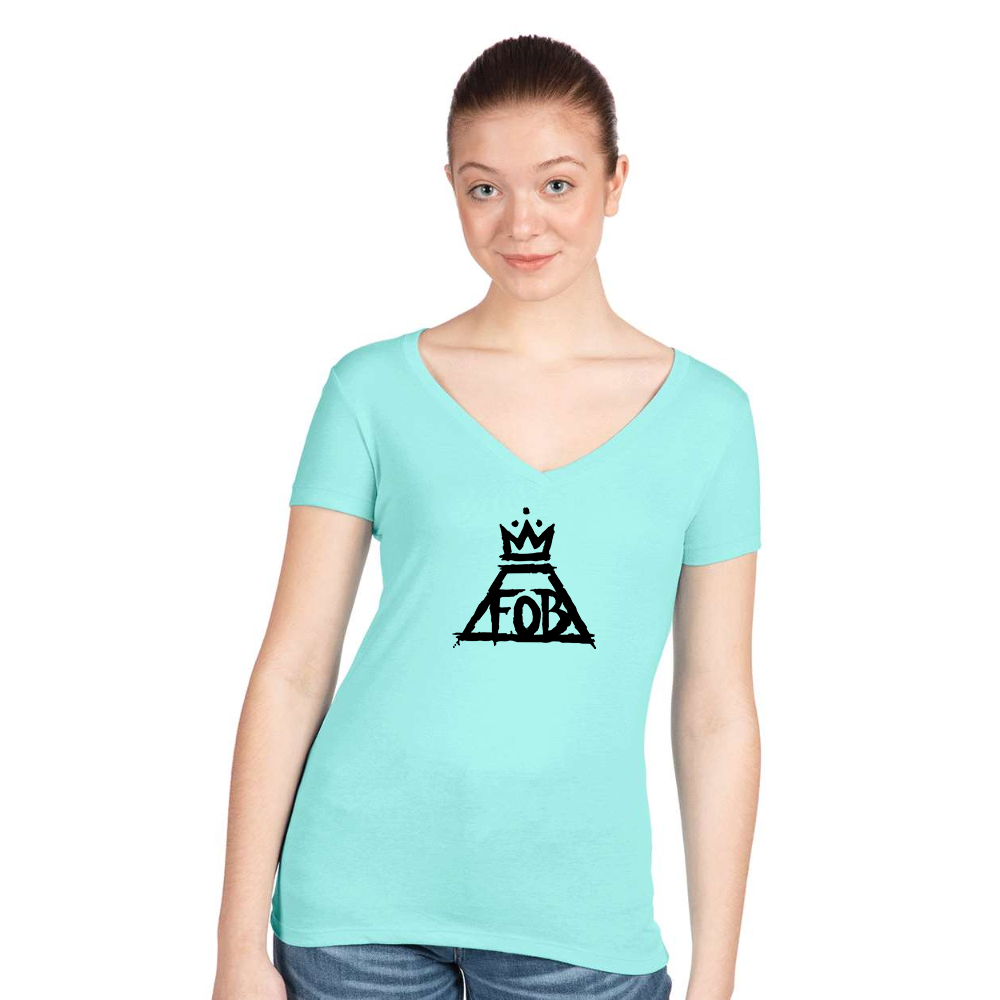 Women's Fall Out Boy Next Level V-Neck T-Shirt