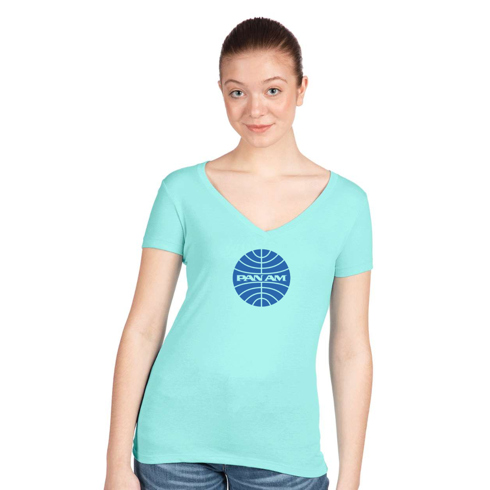 Women's Pan Am  Next Level V-Neck T-Shirt
