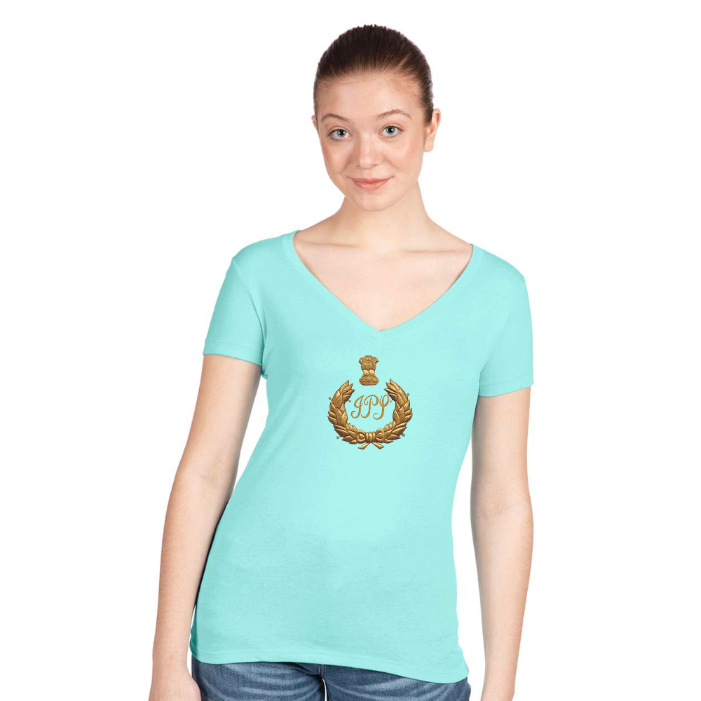 Women's IPS India  Next Level V-Neck T-Shirt
