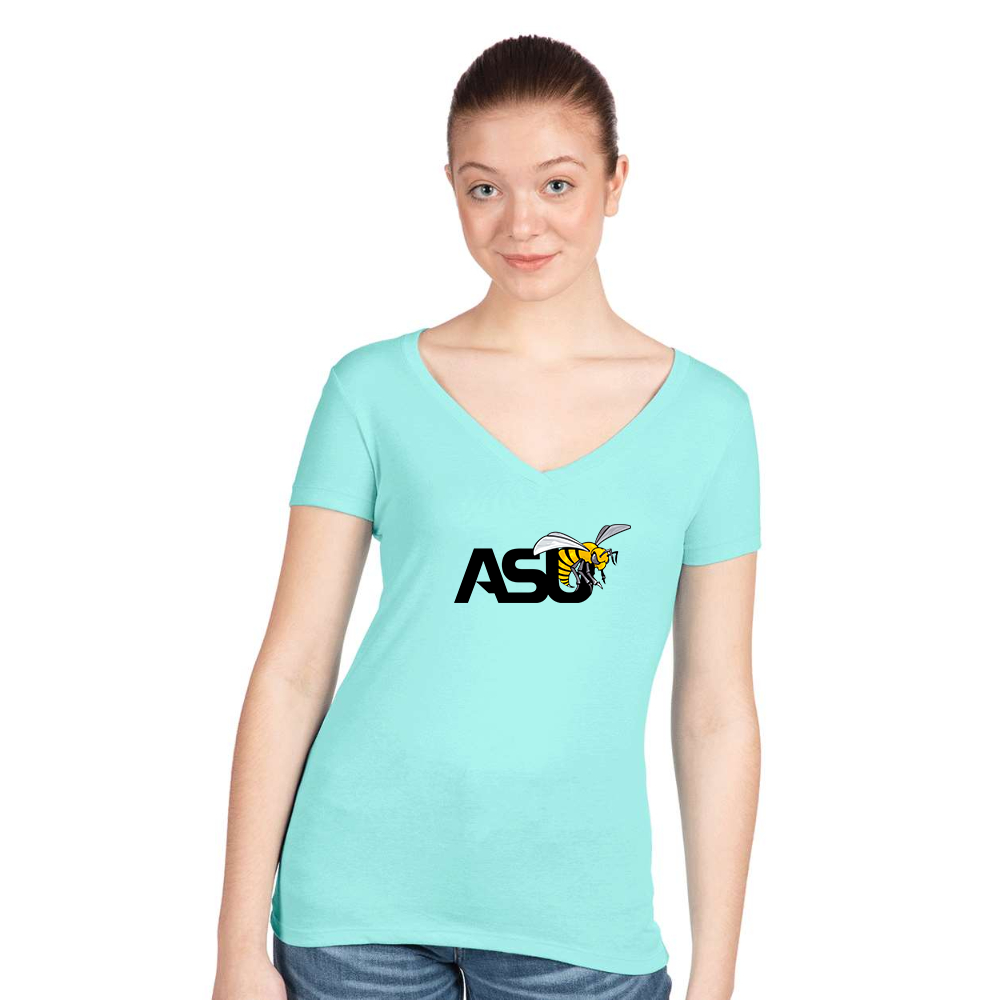 Women's Alabama State Hornets Next Level V-Neck T-Shirt
