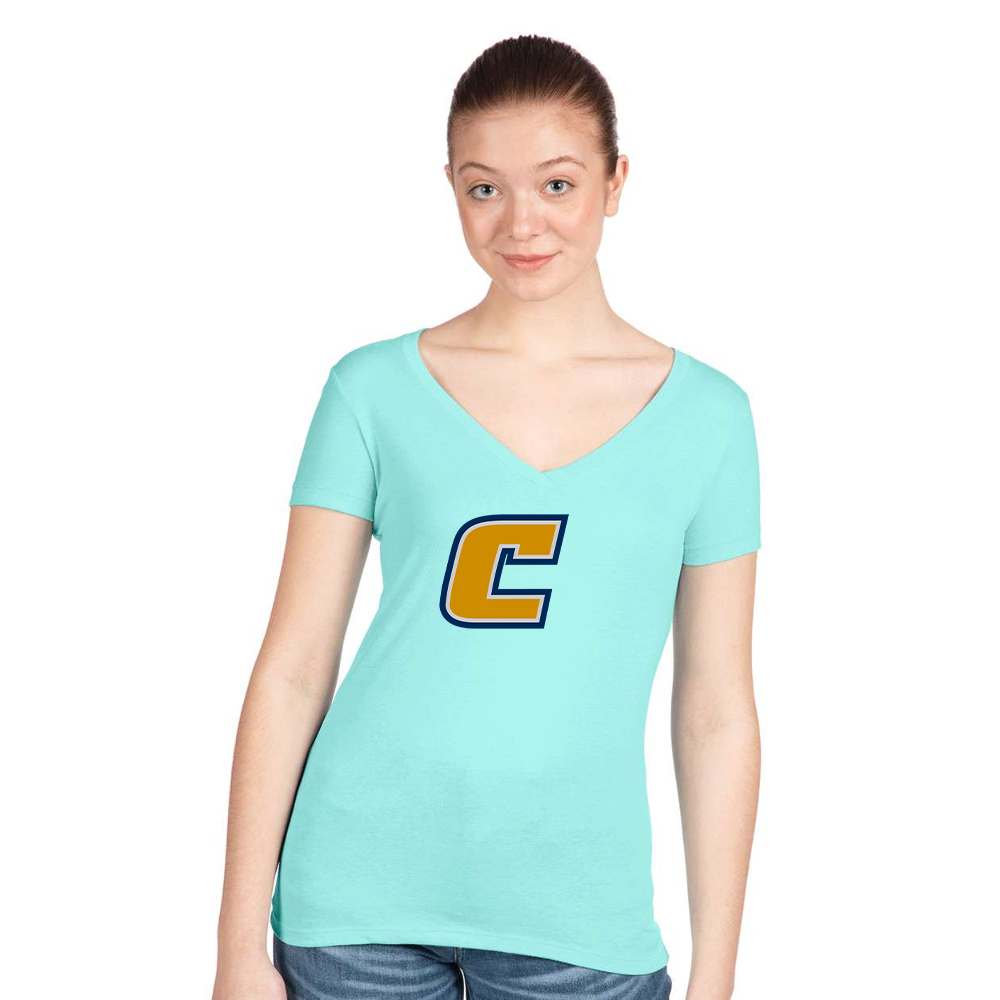 Women's Chattanooga Mocs Next Level V-Neck T-Shirt