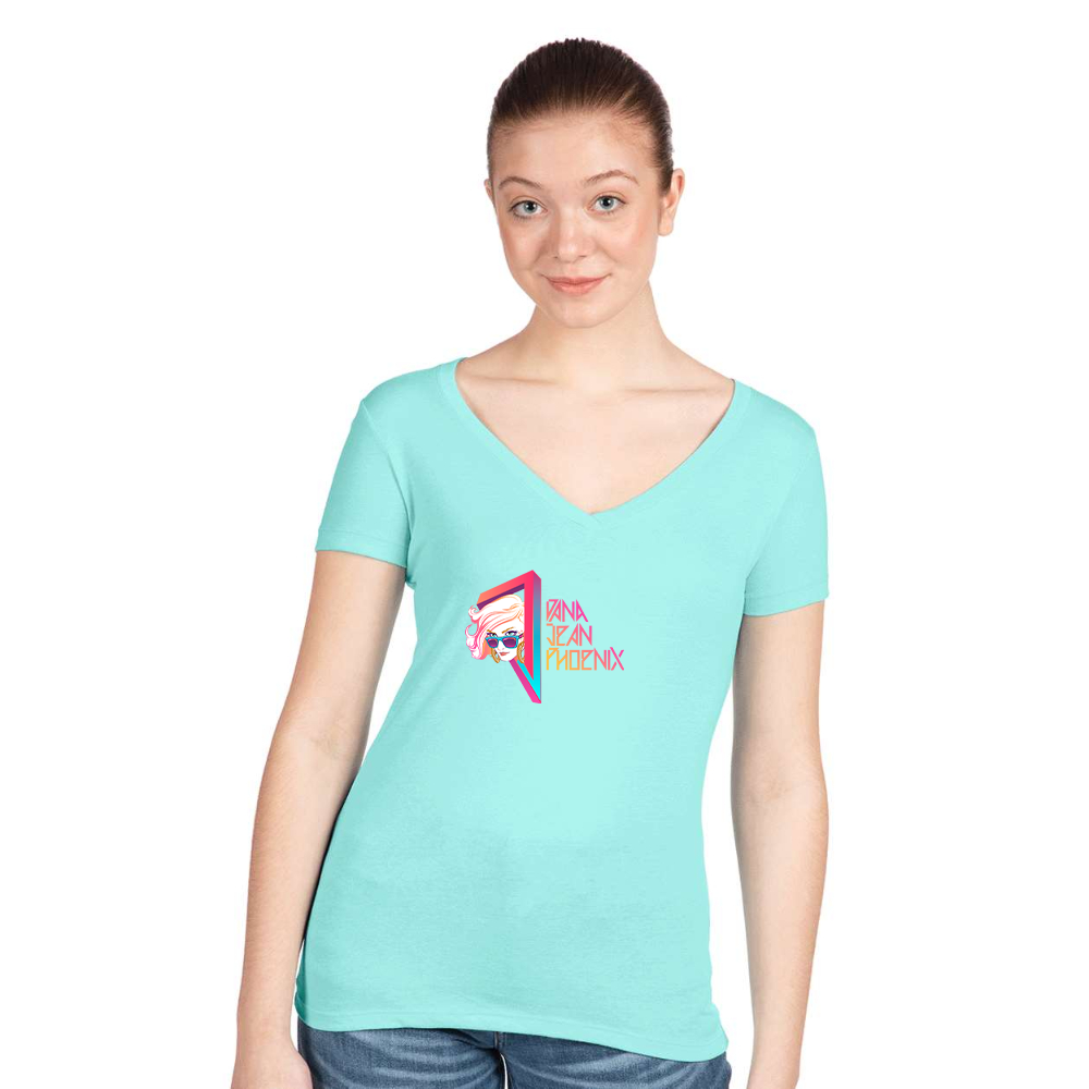 Women's Dana Jean Phoenix Next Level V-Neck T-Shirt