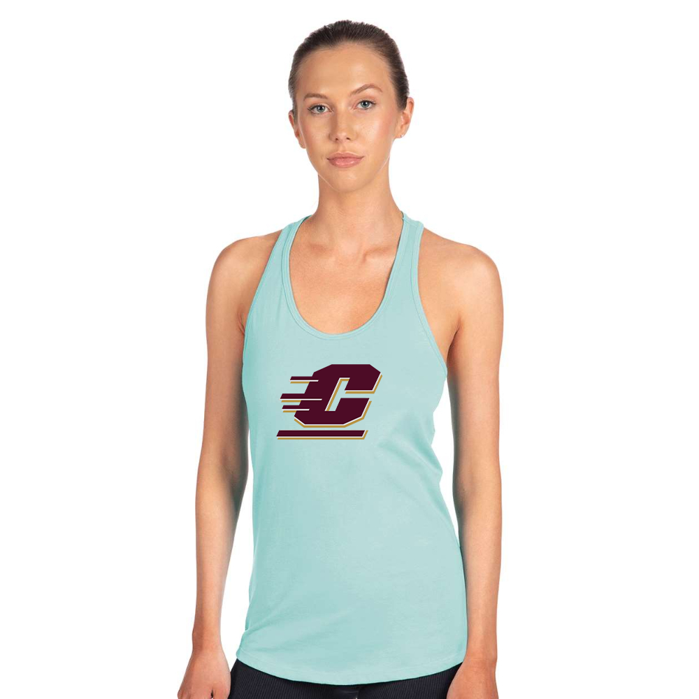 Women's Central Michigan Chippewas  Next Level Ideal Racerback Tank