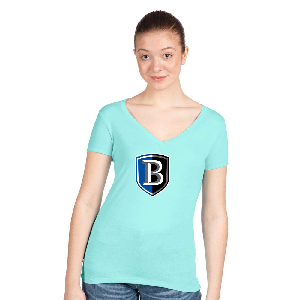 Women's  Bentley Falcons  Next Level V-Neck T-Shirt