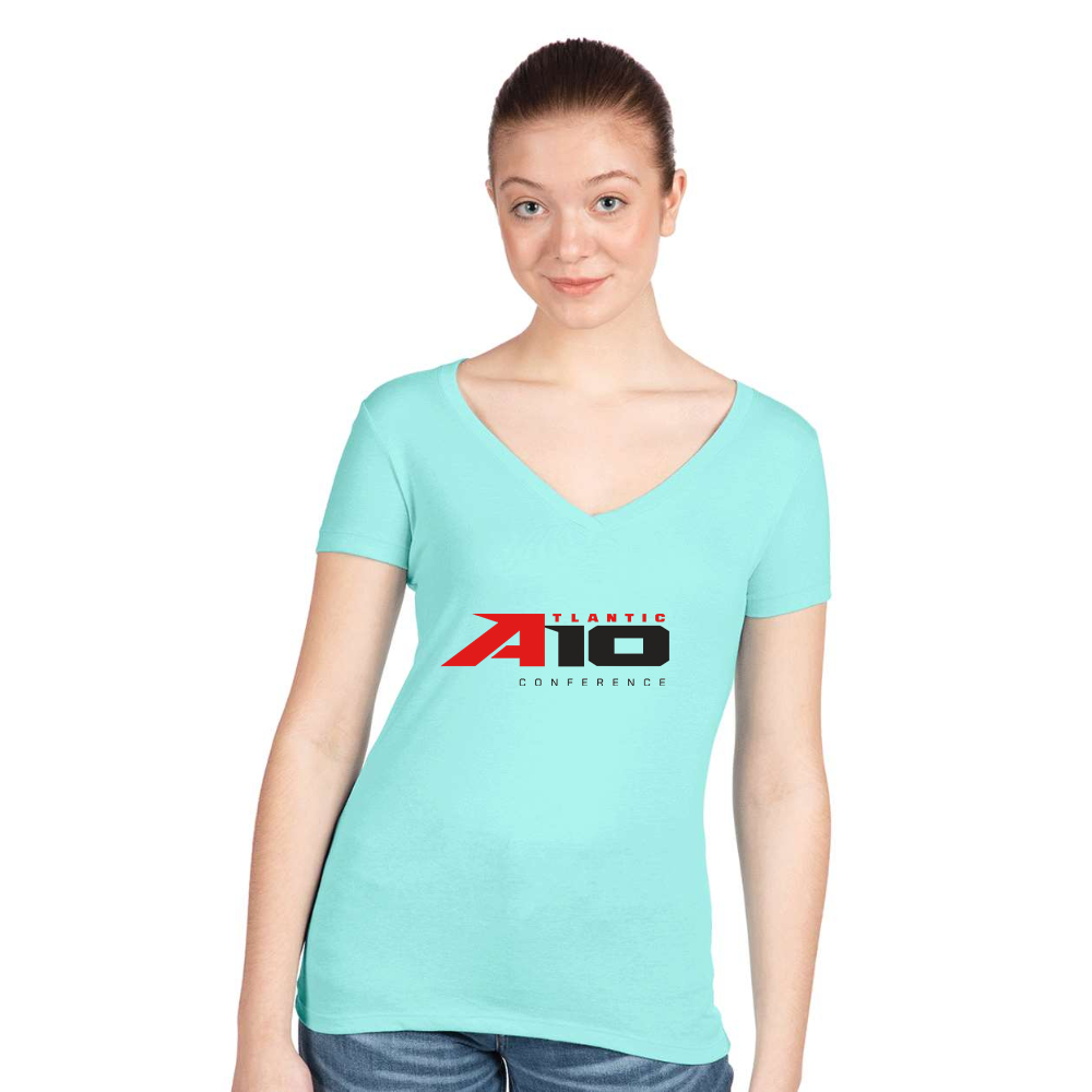 Women's Atlantic 10 Conference  Next Level V-Neck T-Shirt