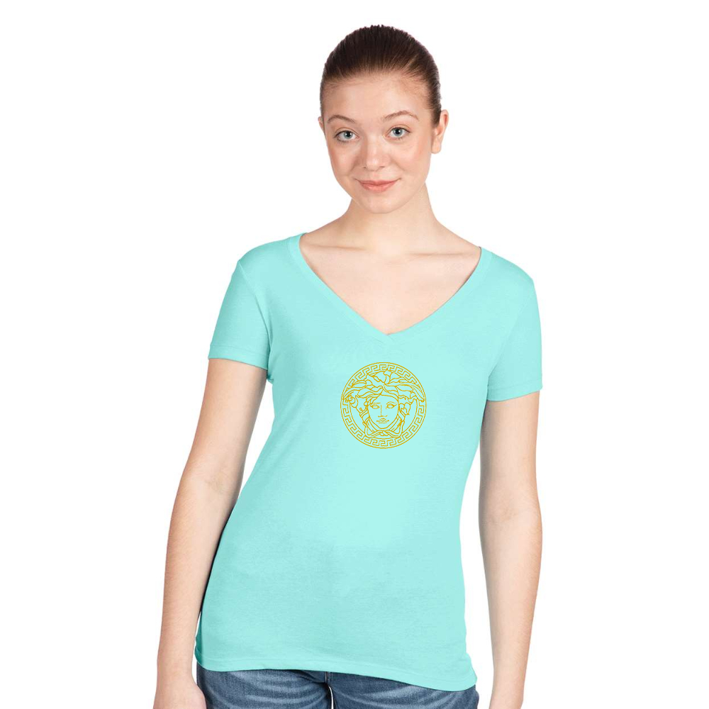 Women's   Versace Thumbnail  Next Level V-Neck T-Shirt