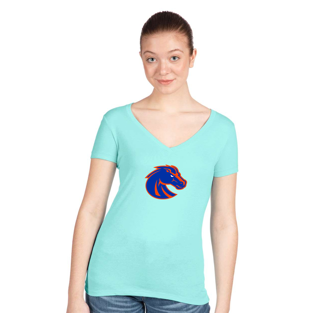Women's Boise State Broncos   Next Level V-Neck T-Shirt