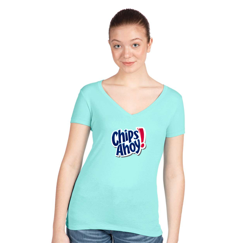 Women's Chips Ahoy Next Level V-Neck T-Shirt