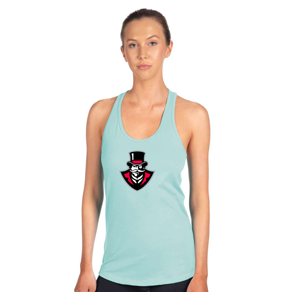 Women's Austin Peay Governors  Next Level Ideal Racerback Tank