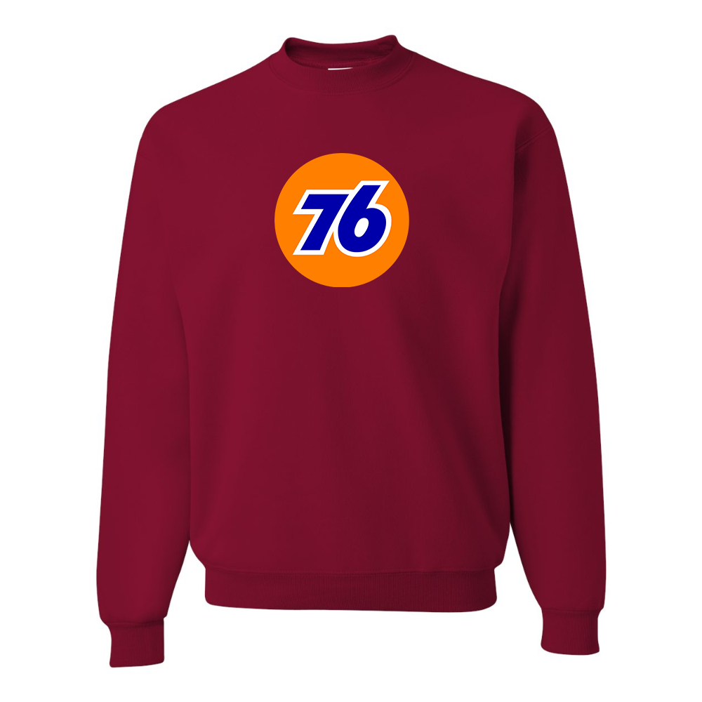 Men's 76 Gas Station  JERZEES NuBlend Crewneck Sweatshirt