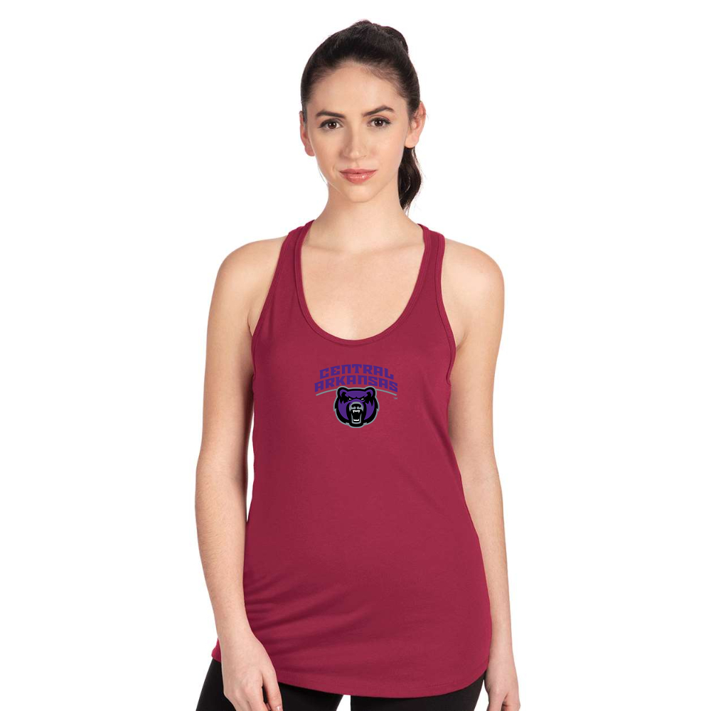 Women's Central Arkansas Bears  Next Level Ideal Racerback Tank
