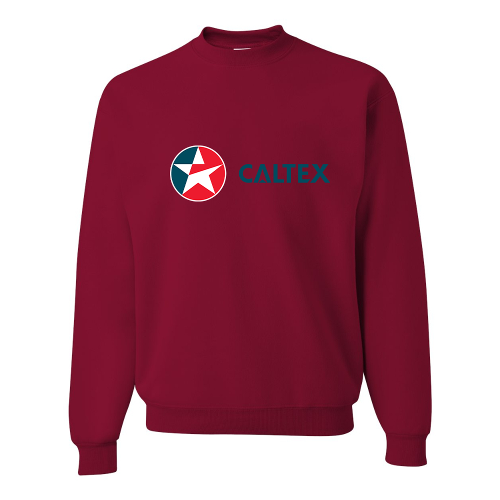 Men's  Caltex Gas Station  JERZEES NuBlend Crewneck Sweatshirt