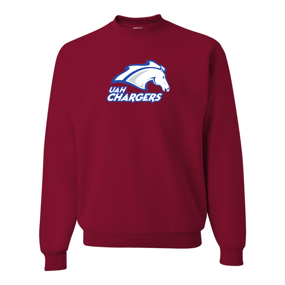 Men's Alabama Huntsville Chargers JERZEES NuBlend Crewneck Sweatshirt