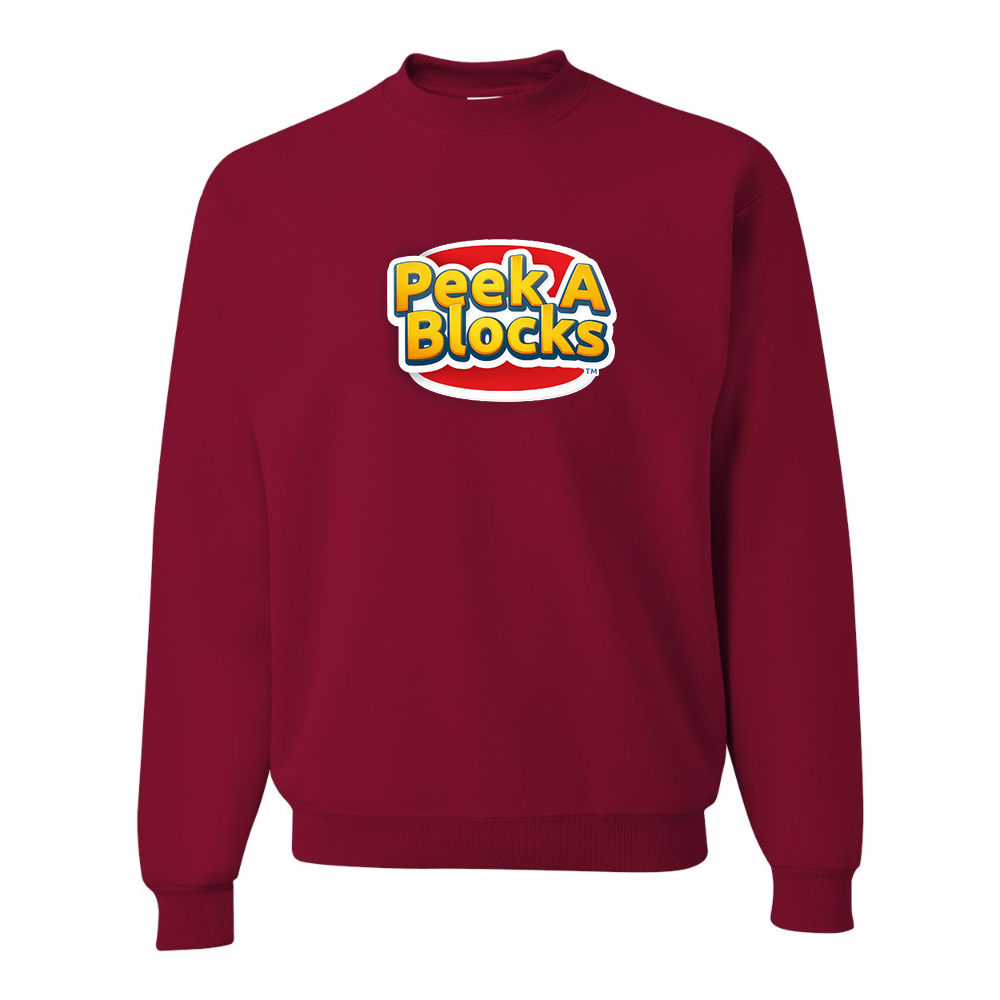 Men's Peek A Blocks JERZEES NuBlend Crewneck Sweatshirt