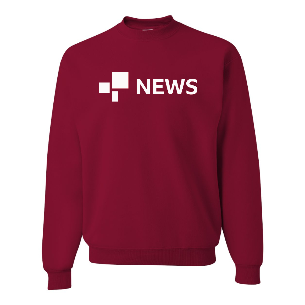 Men's BBC News  JERZEES NuBlend Crewneck Sweatshirt